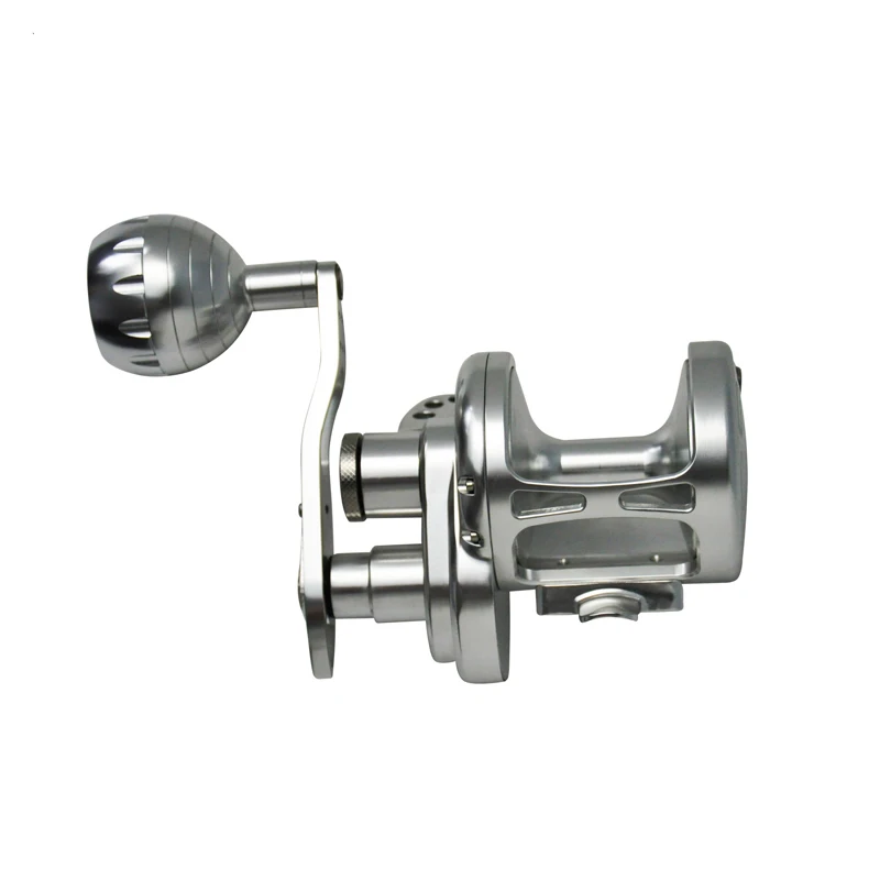 Carretel de Pesca de Corrico de Água Direito do Mar Salgada Punho Barco Max Arraste 20-25 kg Jigging Carretel Tc100 Tc200