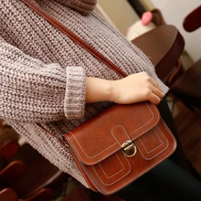Новая Корейская версия небольшой квадратной моды Женская винтажная сумка через плечо сумка для мобильного телефона