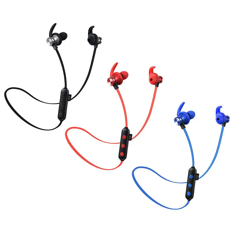 

Wireless Running Bluetooth Headset L8 Magnetic TF Card Magnetic Waterproof Noise Reduction Standby Time Is Long New Arrival