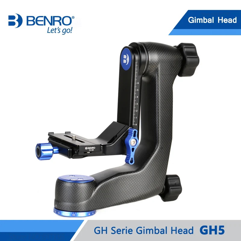 Benro GH2C GH3 GH5C Gimbal Head профессиональные карданные головки для SLR камеры длиннофокусный объектив DHL