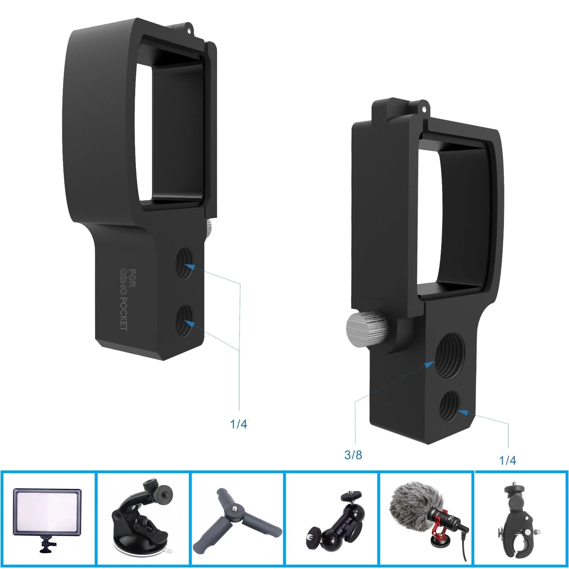 DJI Осмо карман модуль расширения Аксессуары для стабилизаторов фотокамер