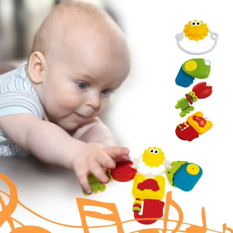 

Smart Voices Baby Teether Pretend Play Toys Baby Musical KeyToy For Educational Toys For Children Baby Music Toy Christmas Gift