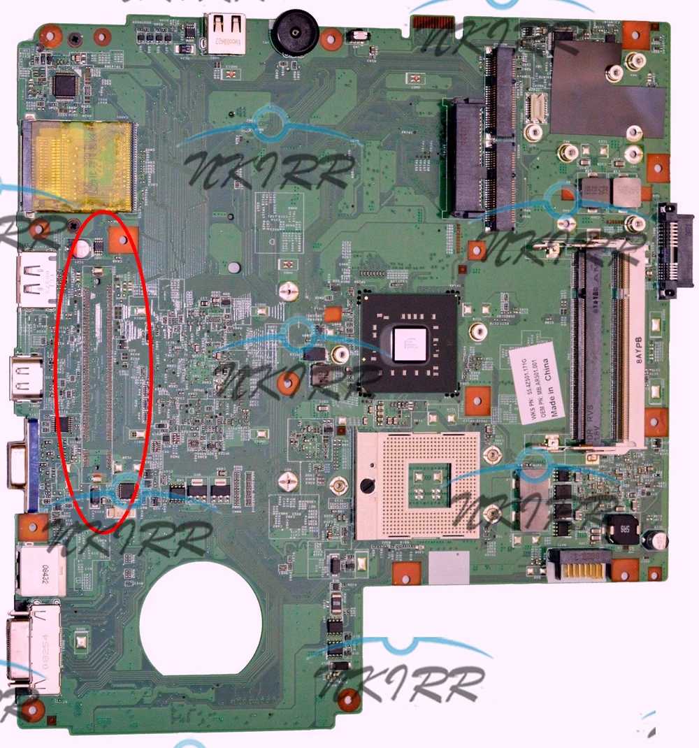 100% рабочая материнская плата 07246 2 48. 4z501. 021 для Acer Aspire 5730G 5730ZG 5930G|Материнские платы|