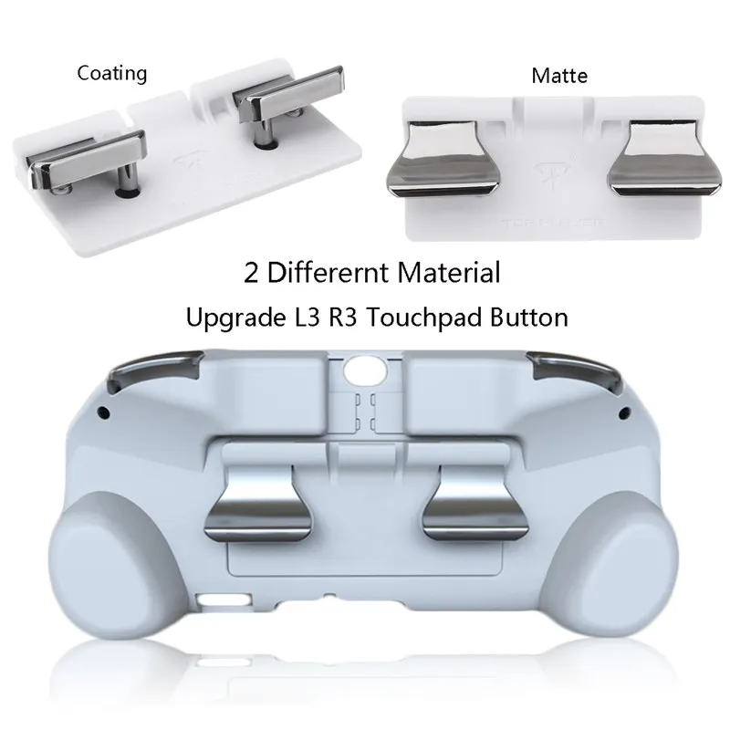 

Game Pads Accessories Upgrade Left3 Right3 Trigger Grips Handle Holder Case Button for PS Vita for PSP 1000 2000 for Sony