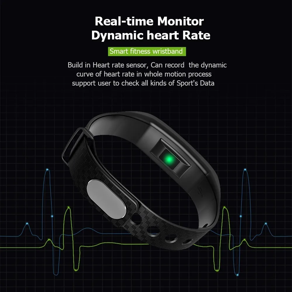 GIMTO Smart Band Sport Watch Men Women Heart Rate Fitness Tracker Smart Bracelet Blood Pressure Mea - 32852893316