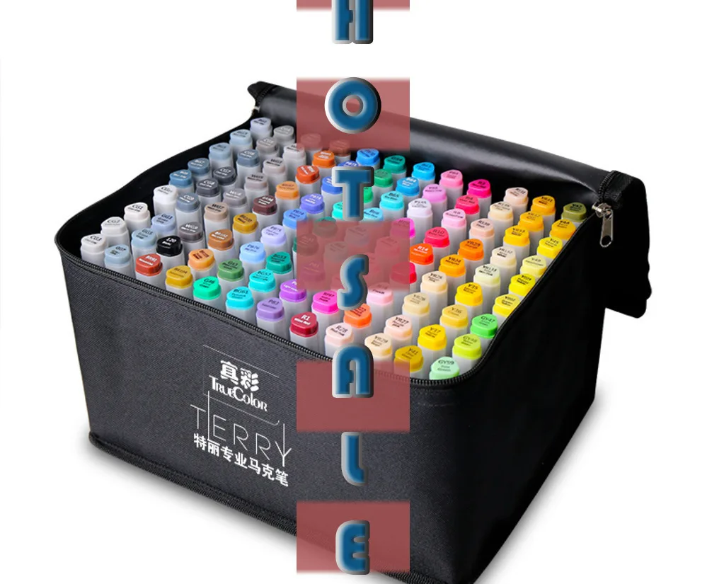 

Hot Sale Really 108 Double Head Oiliness 72 Painting Hand Comic Major Design Paint Brush 48 Color Children Draw Pen