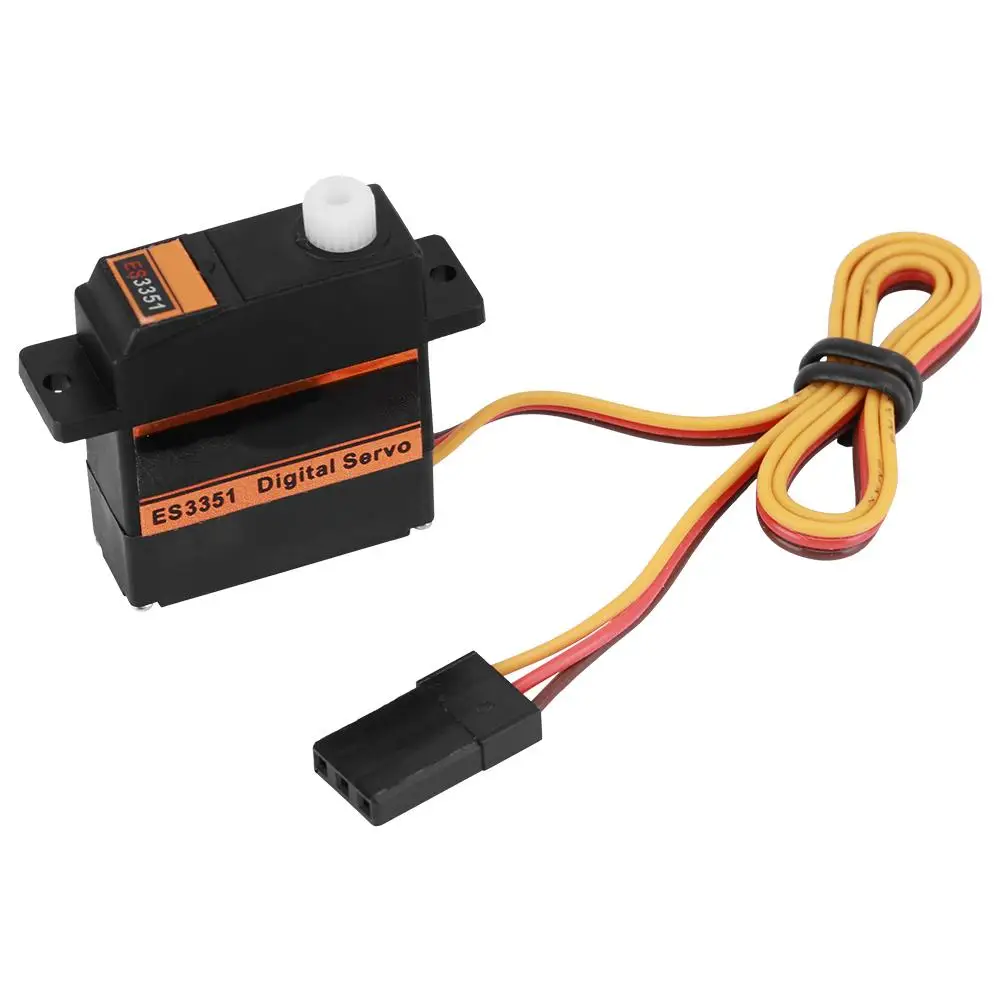 ES3351 Mini Digital Servo For RC Model helicopter Accessory 10.6g 4.8V-6.0V Alloy Gear for Futaba / JR Plug | Игрушки и хобби