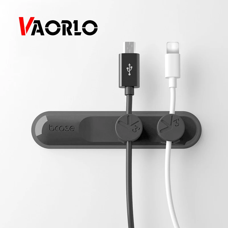 

Cable Winder Earphone Cable Organizer Finishing Desktop Plug Wire Retention Clips Power Cord Winder Magnetic Holder Desktop