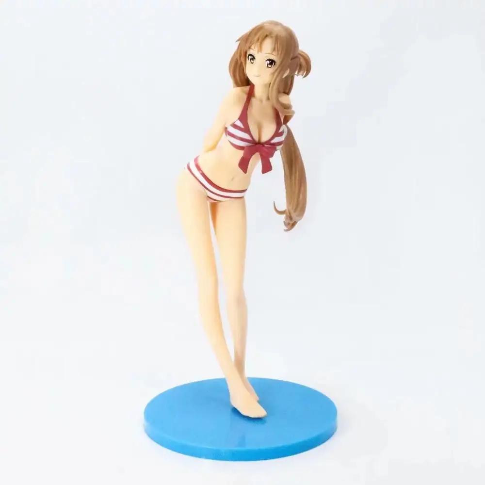 Sword Art Online Asuna Bikini Swim Ver. Cartoon Figure Japan Anime Model Lovely Action Figures Collectible Model Kids Toys Sword Art Online Asuna Bikini Swim Ver. Cartoon Figure Japan Anime Model Lovely Action Figures Collectible Model Kids Toys