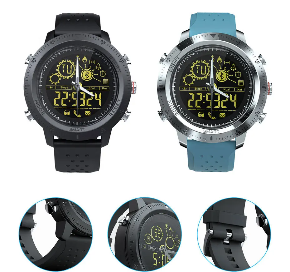 MOKA Pointer Men Smart Watch Sport Bluetooth Waterproof Digital Clock Call Reminder Smartwatch Wearable Devices For ios Android