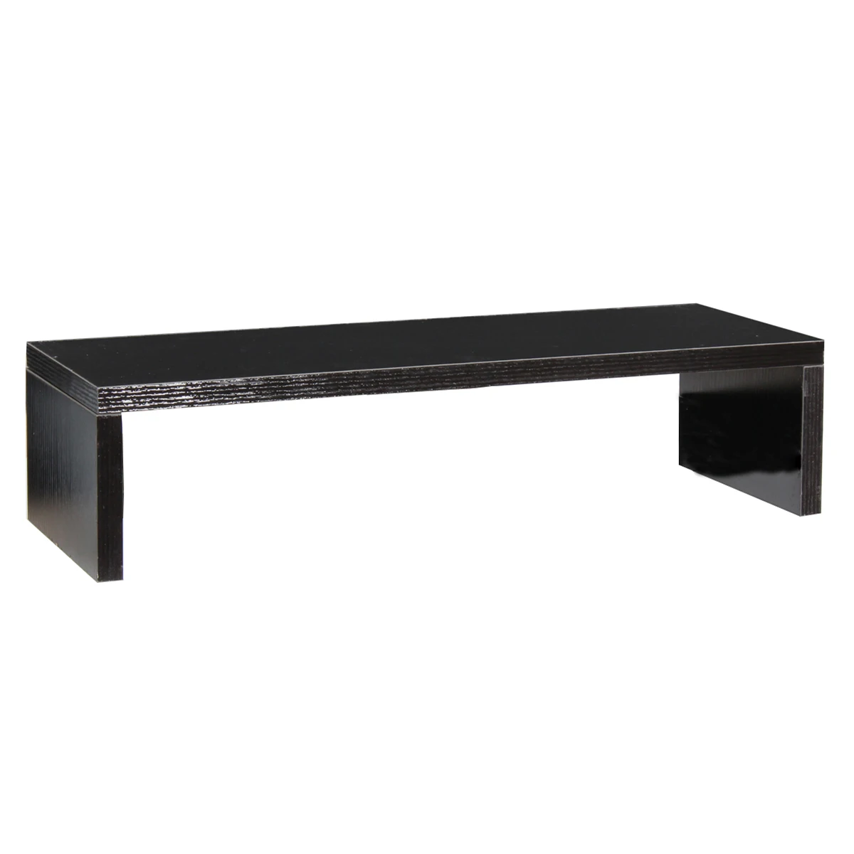 Yunai Black White Wooden Monitor Stand Computer Riser Wood Yunai Black White Wooden Monitor Stand Computer Riser Wood Shelf Plinth Desk Organizer Storage Box 500x180x100mm In Lapdesks From Office
