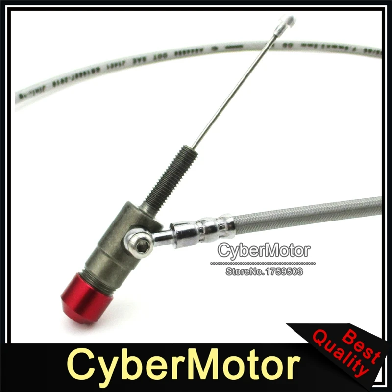 Red 900mm Hydraulic Handle Clutch Lever Master Cylinder For Pit Dirt Motor Bike Motorcycle Motocross XR CRF CR KLX