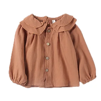 

Baby Girls Blouses Spring Autumn Kids Long Sleeve Shirts Cotton Cute Tops Children Baby Girl Clothes Toddler Clothing 0-3t