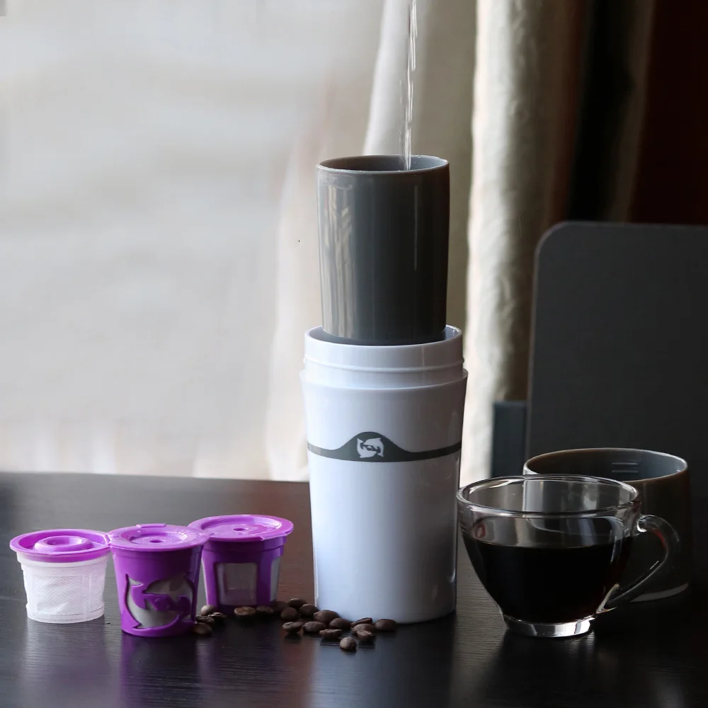 

Manual Drip Coffee Maker Handpress Coffee Machine Capsule Cup Filter For Tea Home Kitchen Coffee Tool