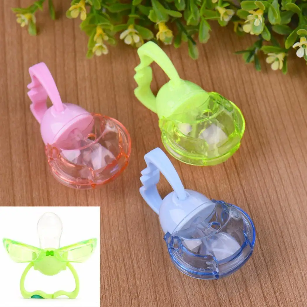 

Baby Silicone Soother Pacifier Anti-dust Automatic Close Nipple Pacifier Clip material soft safe and non toxic