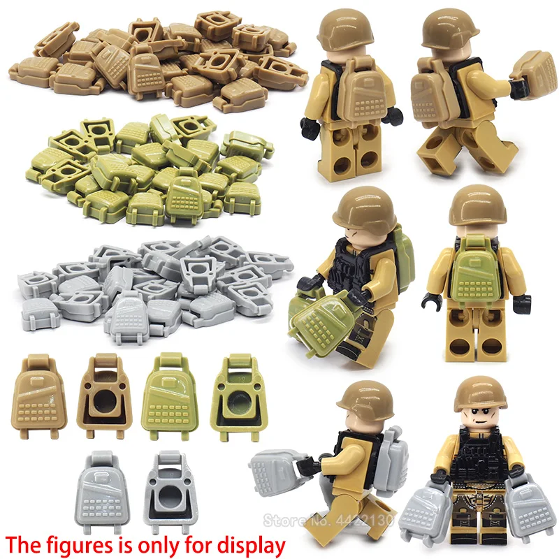 

Building Blocks Military Accessories First Aid Kit World War 2 Supply Pubg Equipment Mini Military Figures Gift with Legoinglys