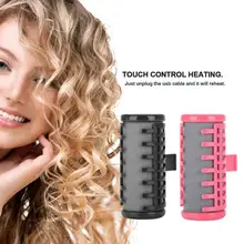 USB Перезаряжаемый беспроводной ролик для волос Прозрачная челка стайлер для волос Мини электрическая бигуди для волос