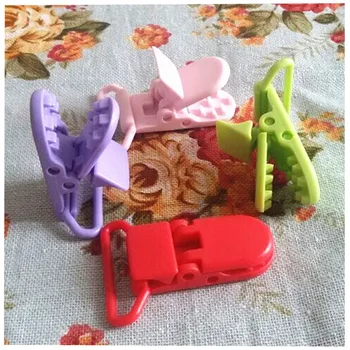 

Free DHL 5000PCS Plastic Pacifier Clips 1" KAM Suspender Clips DIY 25mm KAM dummy clips