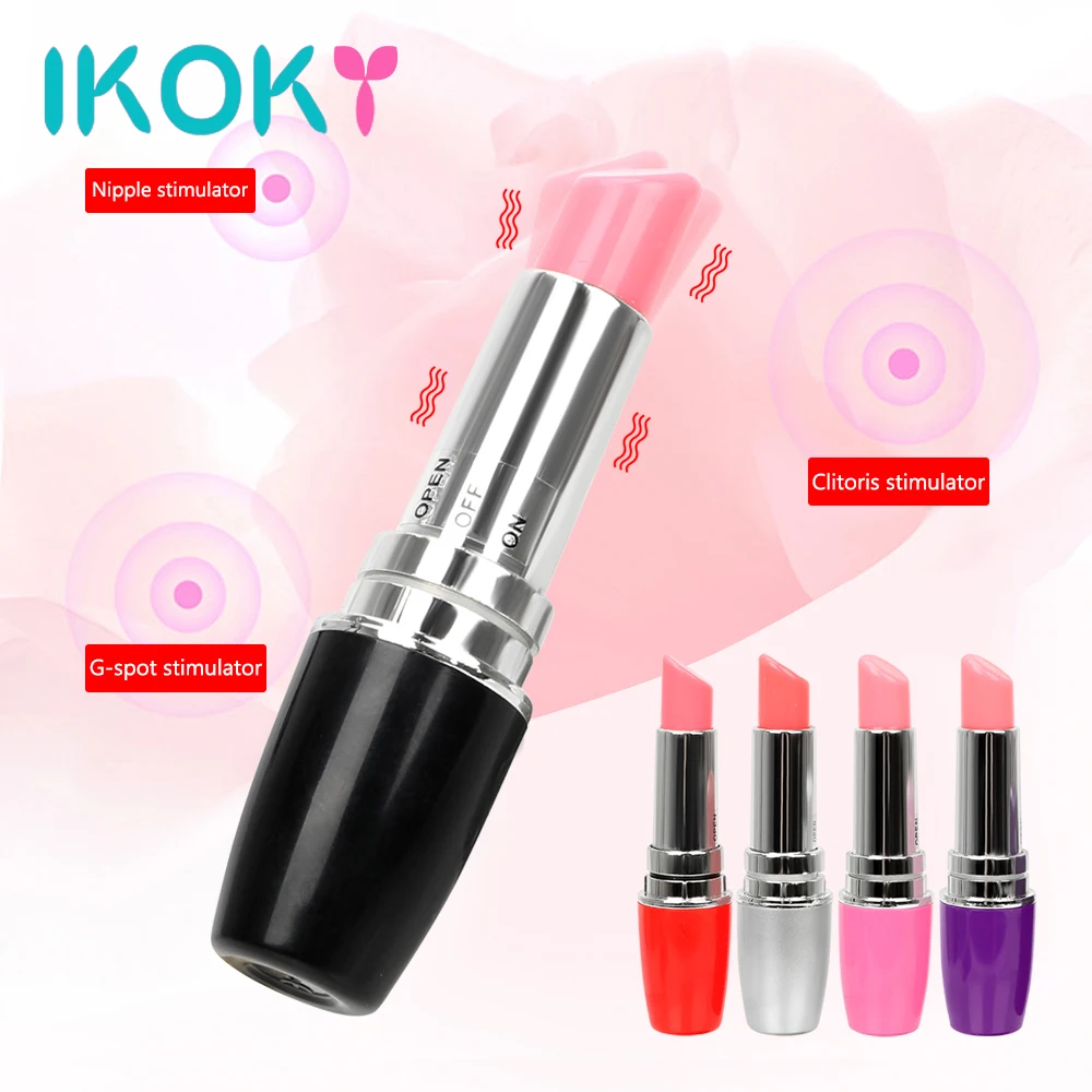 Ikoky Lipsticks Vibrator Mini Electric Bullet Vibrator Massager Clitoris Stimulator G-spot Magic Wand Sex Toys For Woman Vibrators Sex Products