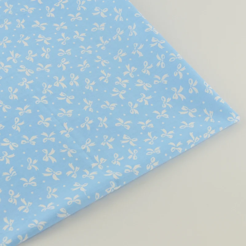 Booksew белая бабочка цветок хлопка Ткань для Костюмы украшения дома texitle лоскутное