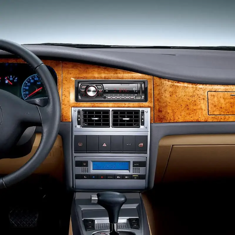 VODOOL 12V In dash один Din автомобильный fm приемник Радио стерео аудио Авто 3 5 мм AUX MP3
