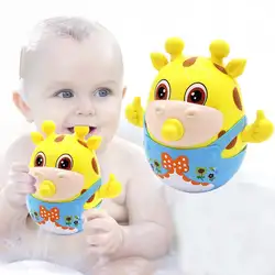 Детские игрушки для ванной прекрасный пластиковый Жираф стакан форма распылитель воды для детского душа игрушки для плавания детский