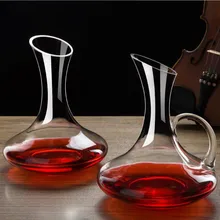 Aerator Bottle-Jug Champagne Glasses Decanter Crystal Handmade Red-Wine Brandy 1500ML