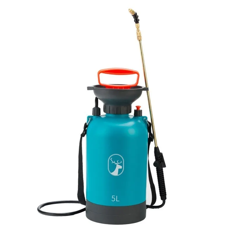 

5L Garden Sprayer Air Pressure Type With Shoulder Strap Copper Stick Agricultural Gardening Tool Garden Pressure Sprayer
