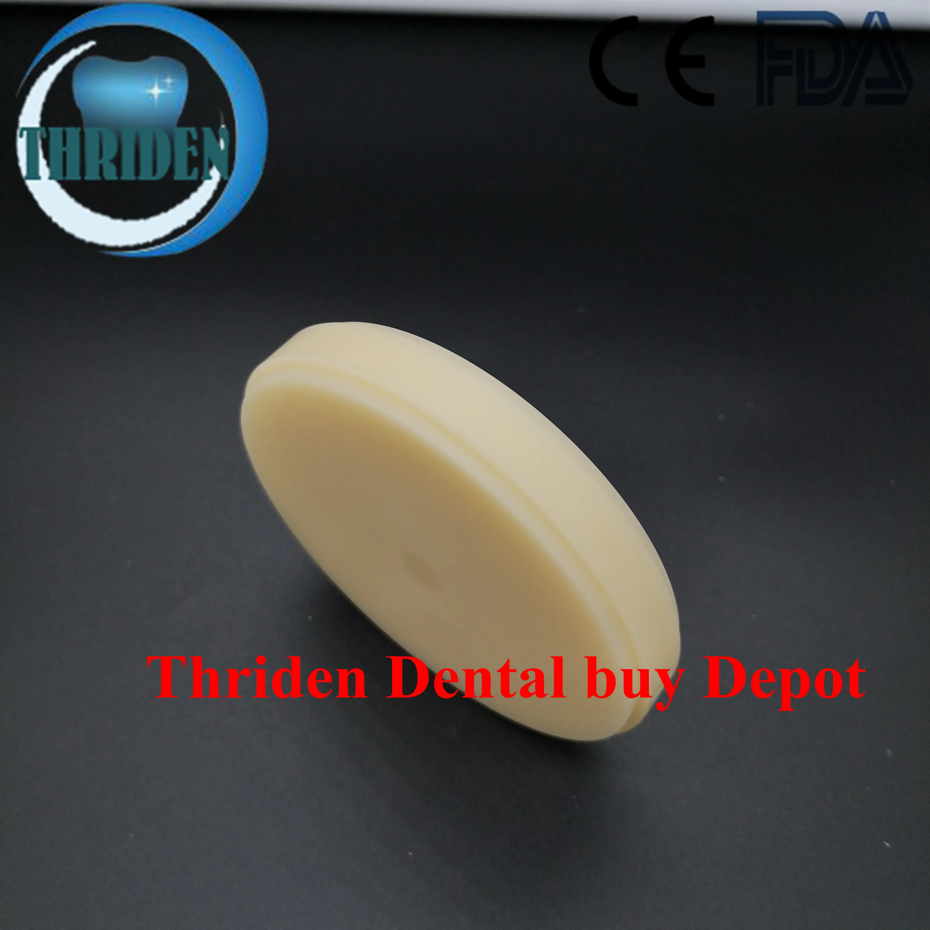 

1piece OD98*22/25mm Dental Multilayer PMMA disc for temporary crown partial denture framework and other metal-free removable