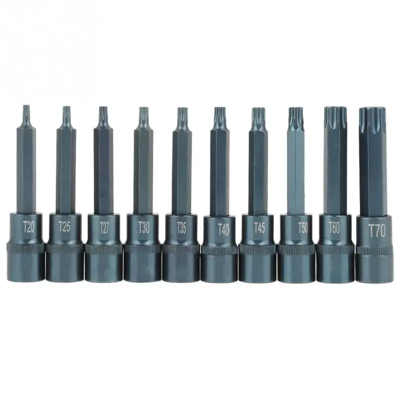 Plum Electric Screwdriver Socket Nut Driver Socket Power Drill Bit Adapter Tool 1//2 100mm Screwdriver Drill Bit Holder 1//2×100×T20