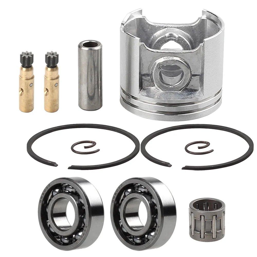 MS210 MS230 MS250 Crankshaft Bearing With Cylinder Piston Ring Clip Kits For 021 023 025 # 9638 003 1581 Chainsaw Spares 