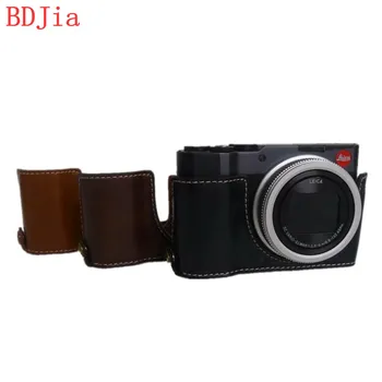 

Newest Fashional Camera Bag Case For Leica C-LUX PU Leather Half Body Set Cover With Battery Opening, Free Shipping