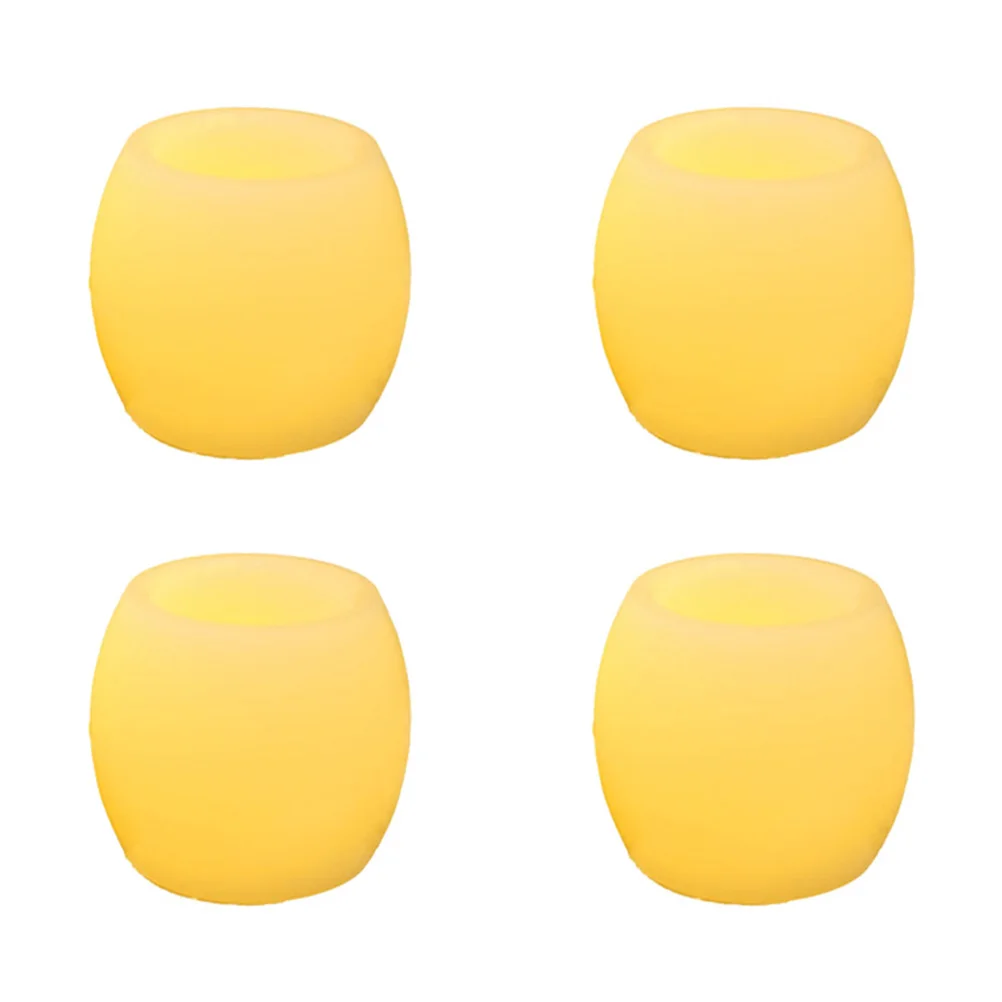 

4 Pcs LED Candles Lamp For Home Decor LED Plastic Candle Shape Light Fliker Flameless
