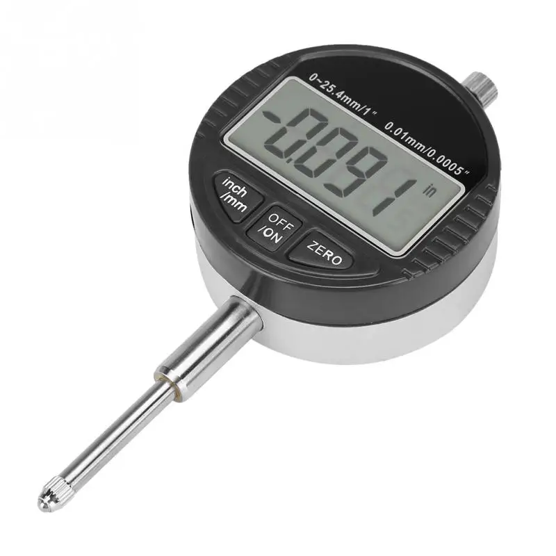 0 25mm Digital Indicator Large Screen Digital Probe Indicator Gauge for