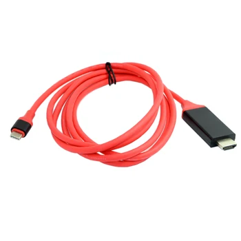 

Xiwai USB-C USB 3.1 Type C to HDMI 4k 2k HDTV Cable for Laptop & Galaxy S8 & XPS13 & Laptop 2m
