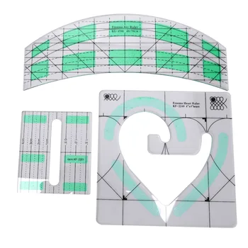 

Patchwork patterns Non-Slip Quilt Ruler Arc Ruler Heart Ruler Patchwork Quilting Template sewing rulers for quilting non slip