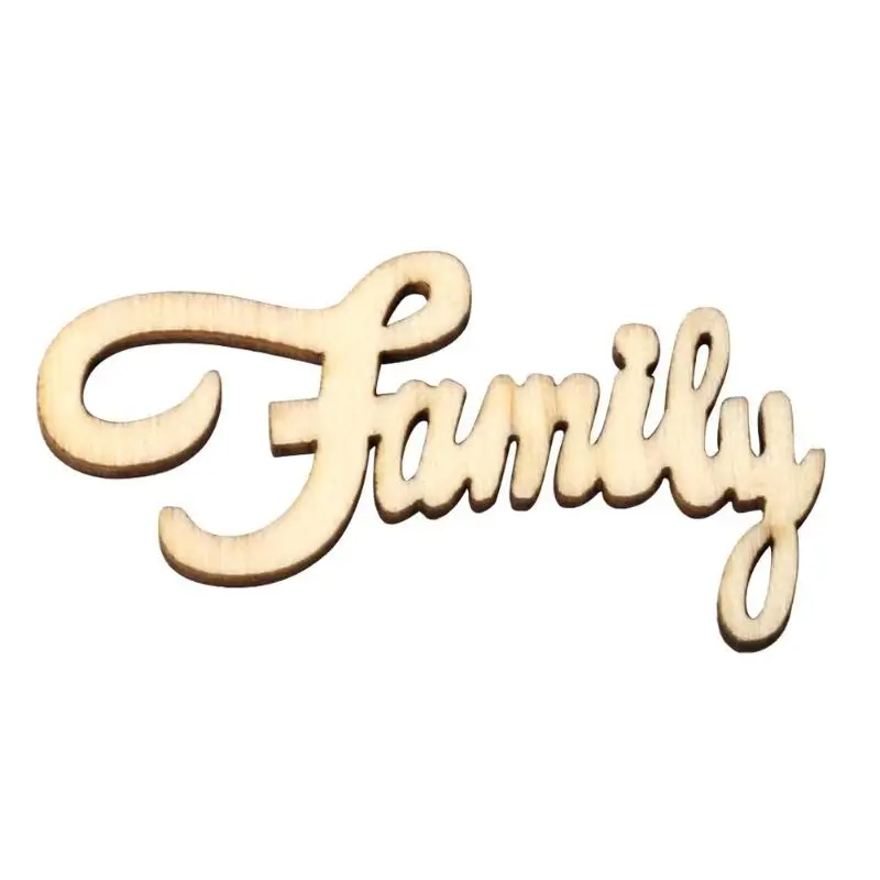 

15pcs/Set Vintage Wooden Letters Ornament Family Birthday aniversery Present Wedding Desk Decoration Table Decor Weddings