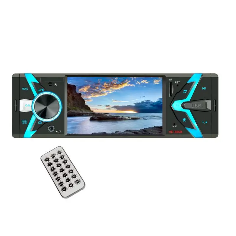 

Car 4.1 Inch MP4 Player Music Video Bluetooth Microphone Hands-Free Calls Reversing TFT Screen 2019 new