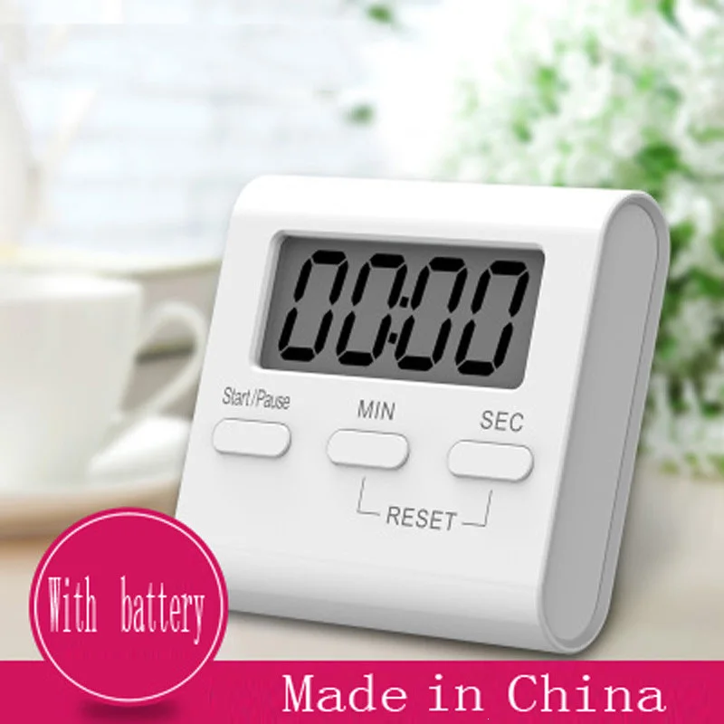 

Reminder Student Timer Kitchen Baking Countdown Timer LCD Digital Cooking Timer Count-Down Up Clock Reminder Kitchen Alarm