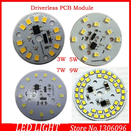 Светодиодные лампы SMD2835 с регулируемой яркостью 20 шт. 3 Вт 5 7 9 12 15 25 30 для круглых