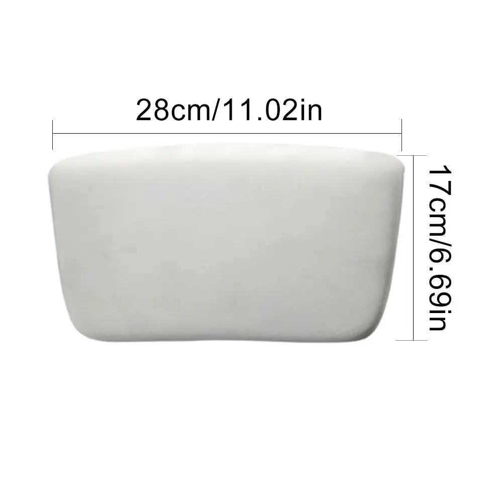 Черный, белый цвет Удобная Ванна подушку SPA сзади на шее держатель подарок подушки для ванны площади круглые подушка для шеи ПУ голову подушку