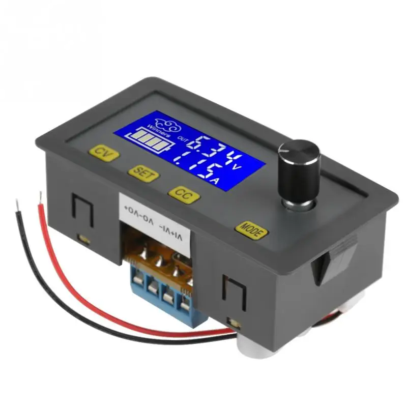 

1 PC Digital Step-Down Module 6V-32V to 0-32V Adjustable 5A Step-Down Power Supply Buck Module(without fan) Module abaisseur