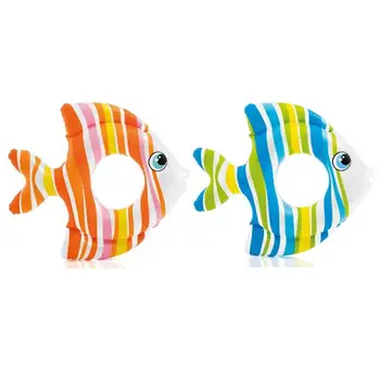 

1-6 Years Old Baby Tropical Fish Swimming Ring PVC Baby Inflatable Fish Swimming Ring Kids Swimming Pool Safety Child Toys