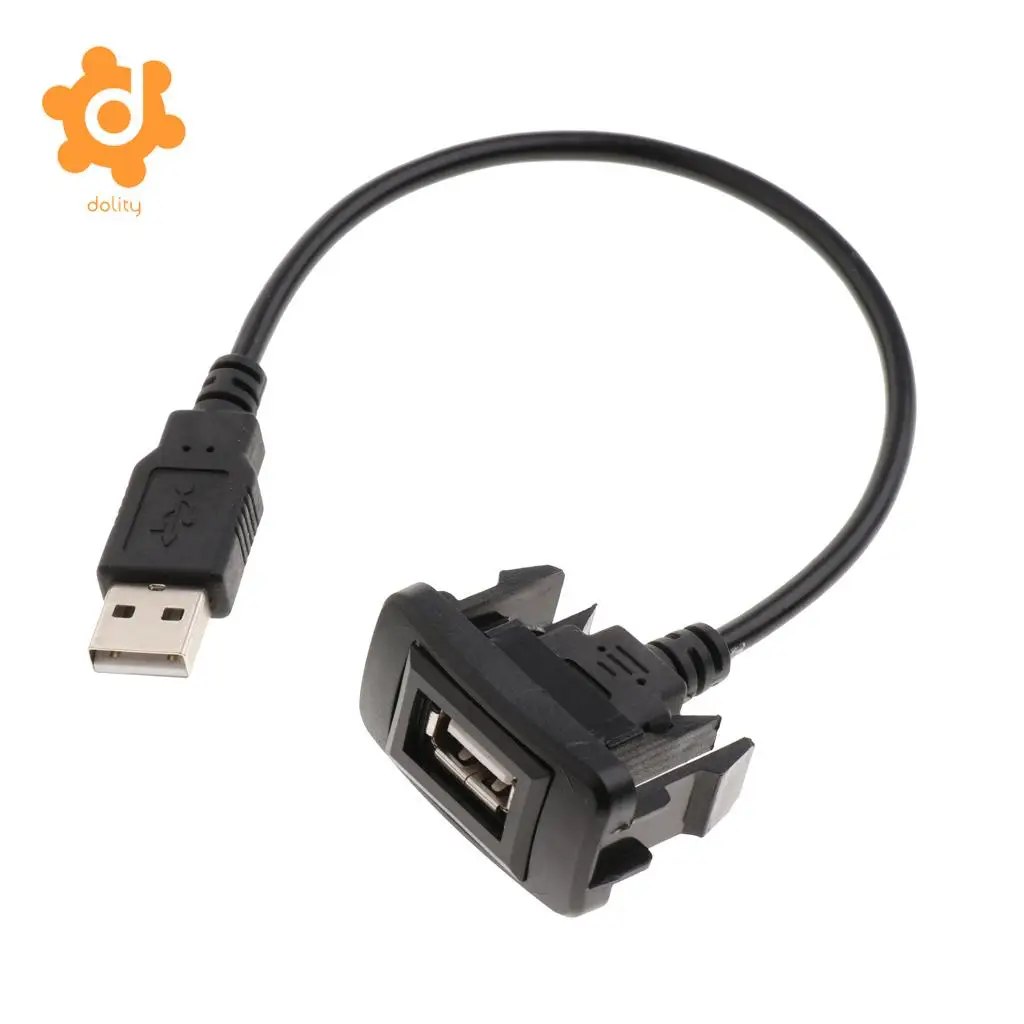 USB кабель 1 порт в гнездо для TOYOTA HILUX VIGO FORTUNER 2004 2012|Кабели адаптеры и разъемы| |