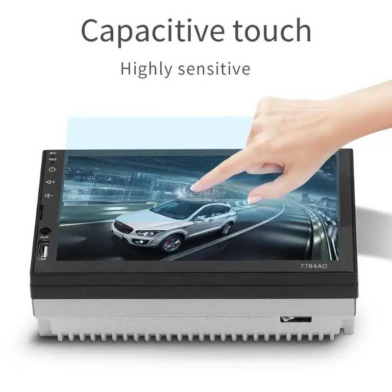  VODOOL 7in 2Din Android 7.1Car Stereo MP5 Player 1G 16G Bluetooth 40 Touch Screen GPS Navigation FM