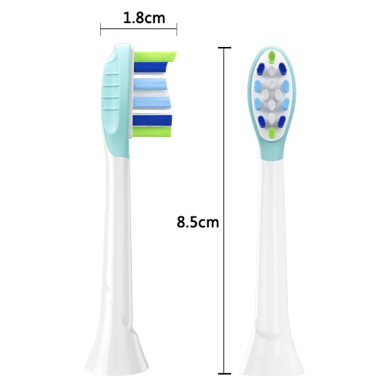 

4Pcs Replacement Toothbrush Heads For Philips Sonicare Electric Tooth Brush Fit Adative Clean Diamondclean