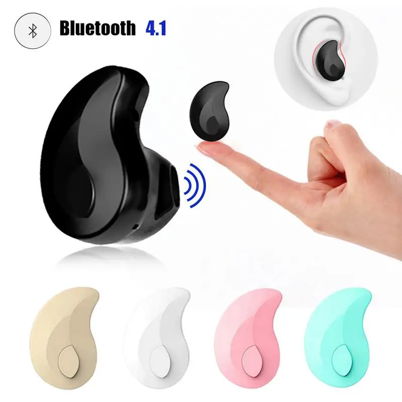 Скрытая Bluetooth гарнитура S550 Micro 4 1 мини беспроводные гаджеты подарки наушники