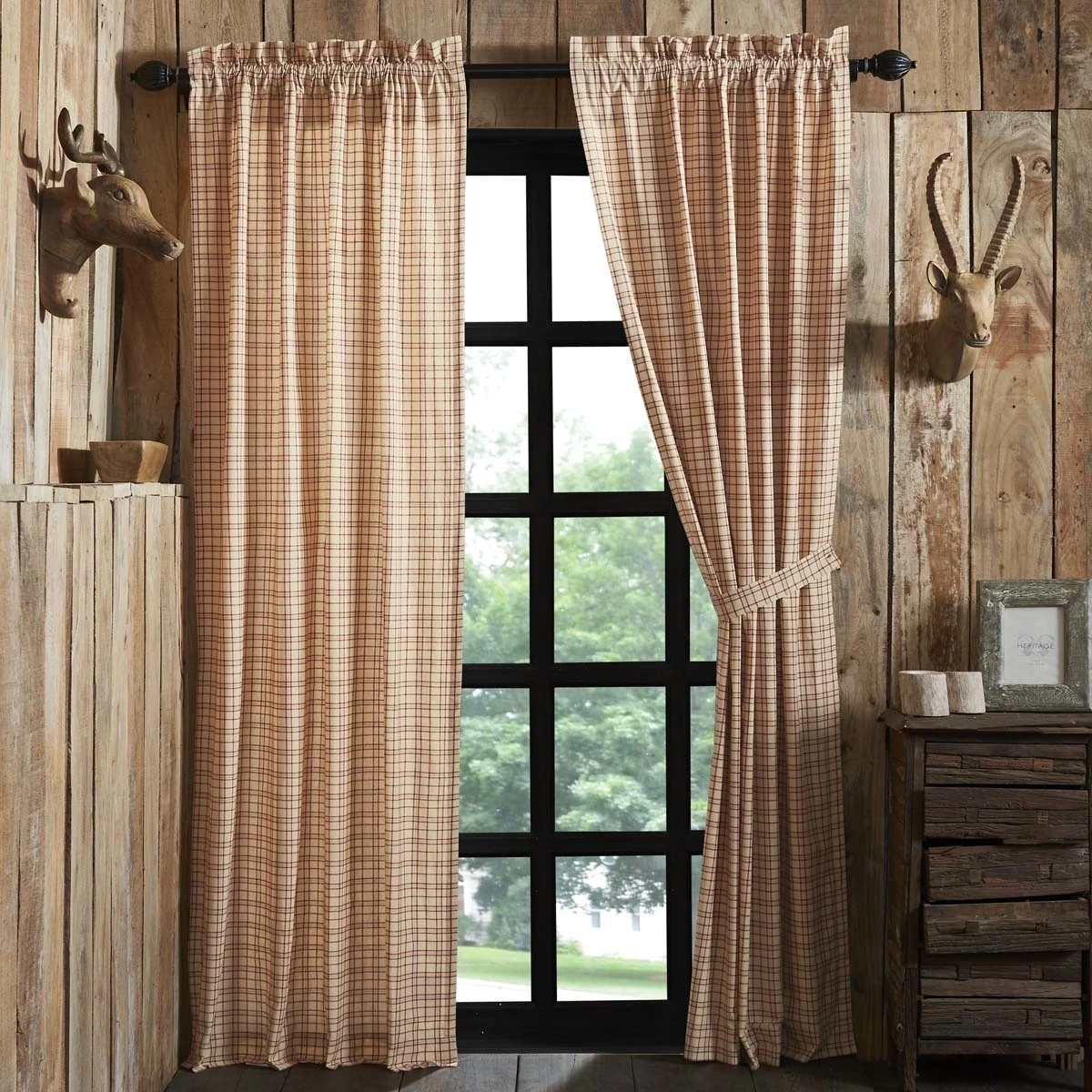 Rustic &amp Lodge Window Tacoma White Panel Pair | Дом и сад