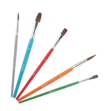 Набор ручек каллиграфия ручка 5 шт./компл. кисть для гуаши нейлон волос Кисть для акварельной живописи скетч-Бук ручка товары для рукоделия