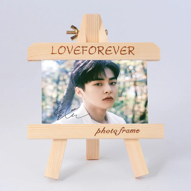 

[MYKPOP]EXO XIUMIN Wood Frame + Photo PLANET4 KPOP Fans Collection SA18090306